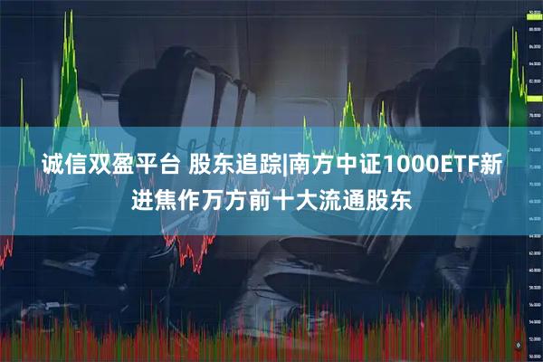 诚信双盈平台 股东追踪|南方中证1000ETF新进焦作万方前十大流通股东
